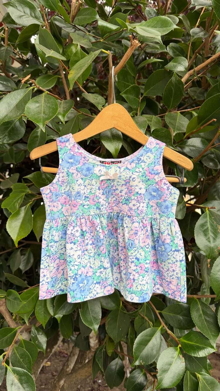 Vintage Jump Floral Peplum Top
